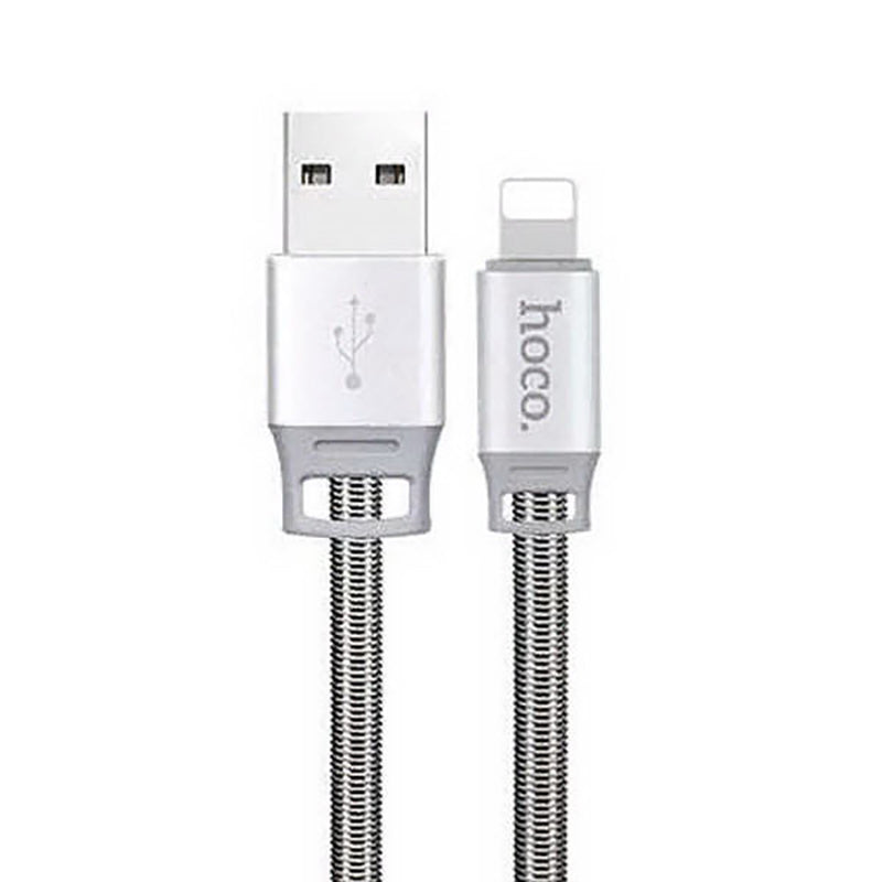 Кабель Hoco U27 Golden Sheild Type-C-USB SteelGray