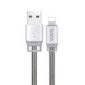 Кабель Hoco U27 Golden Sheild Type-C-USB SteelGray