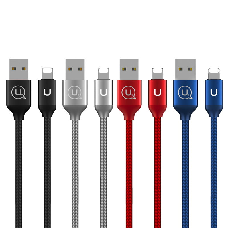 Кабель Usams US-SJ185 Lightning Mermaid Series 1.2m Червоний