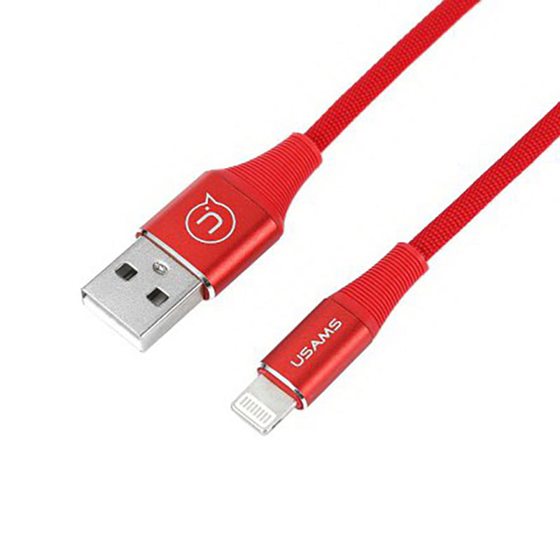 Кабель Usams US-SJ185 Lightning Mermaid Series 1.2m Червоний