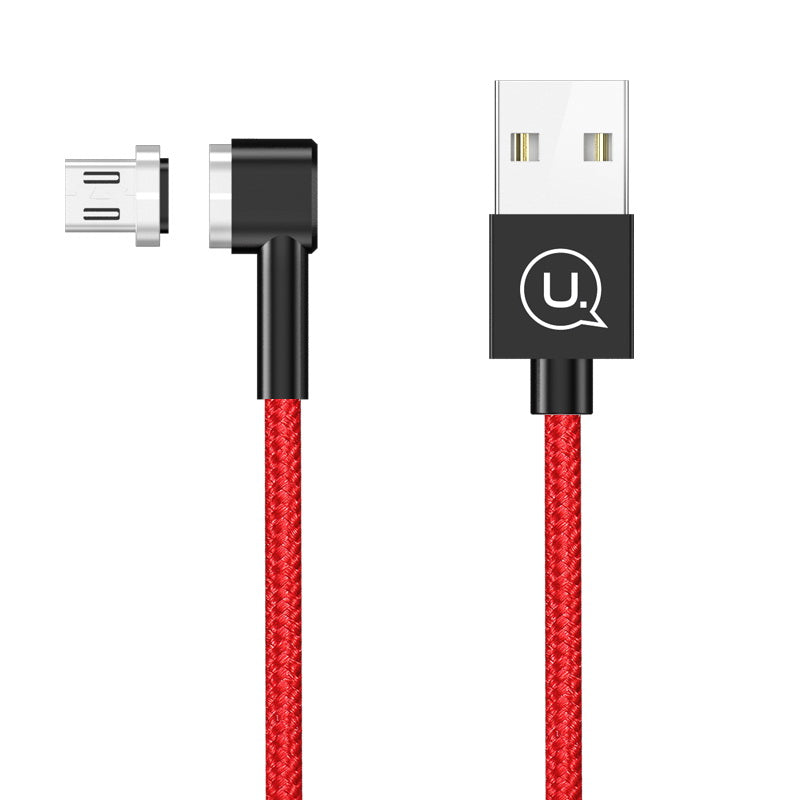 Кабель USB Lightning Usams US-SJ148 Magnet U-Boss iPhone 1m Червоний