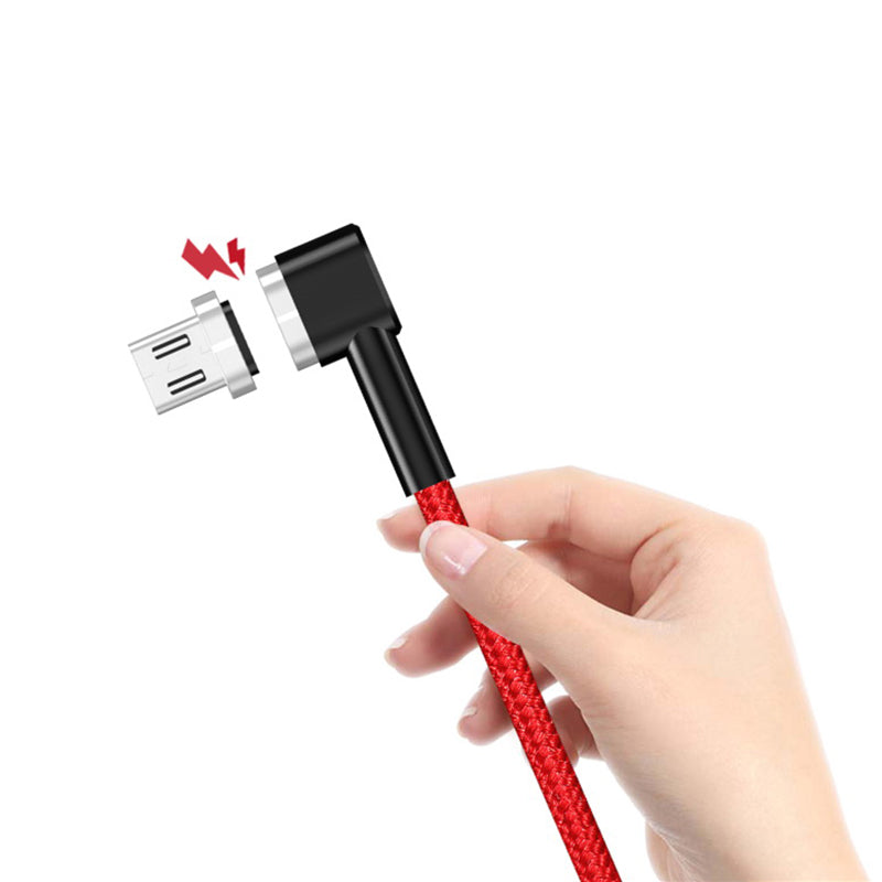 Кабель USB Lightning Usams US-SJ148 Magnet U-Boss iPhone 1m Червоний