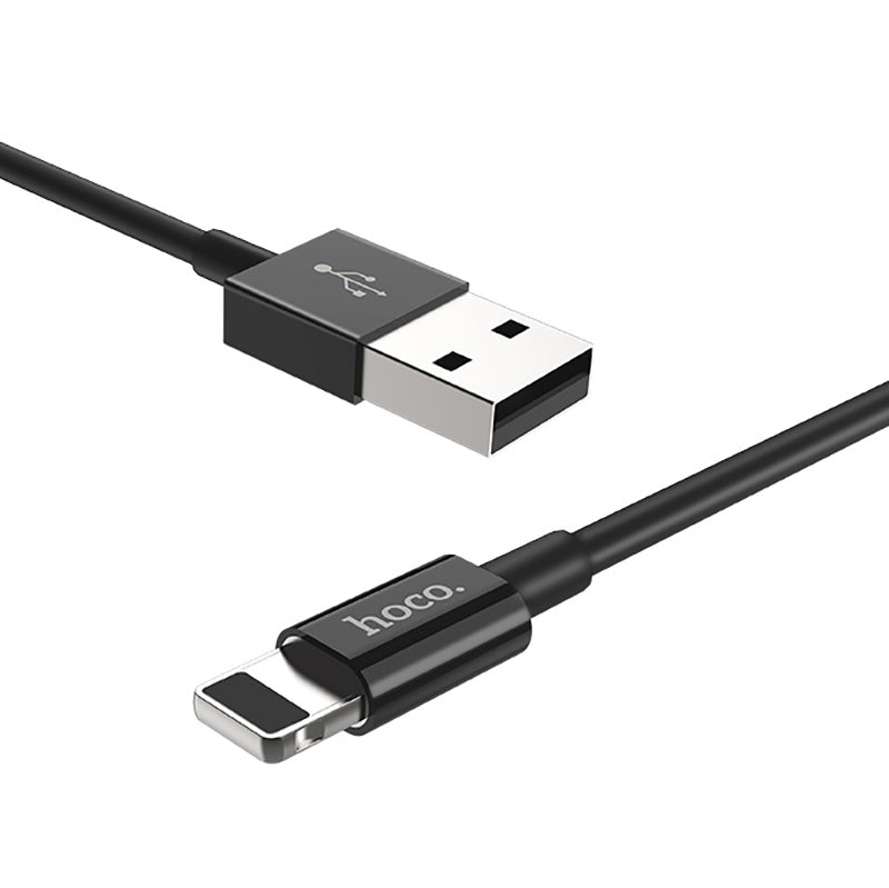 Кабель USB Hoco X23 Lightning Black
