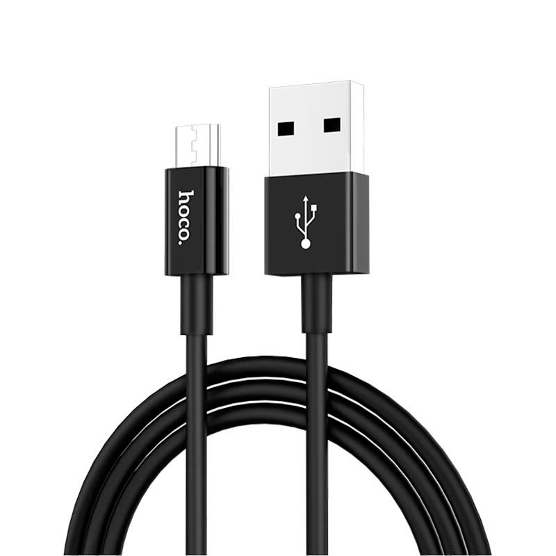 Кабель USB Hoco X23 Micro USB Чорний