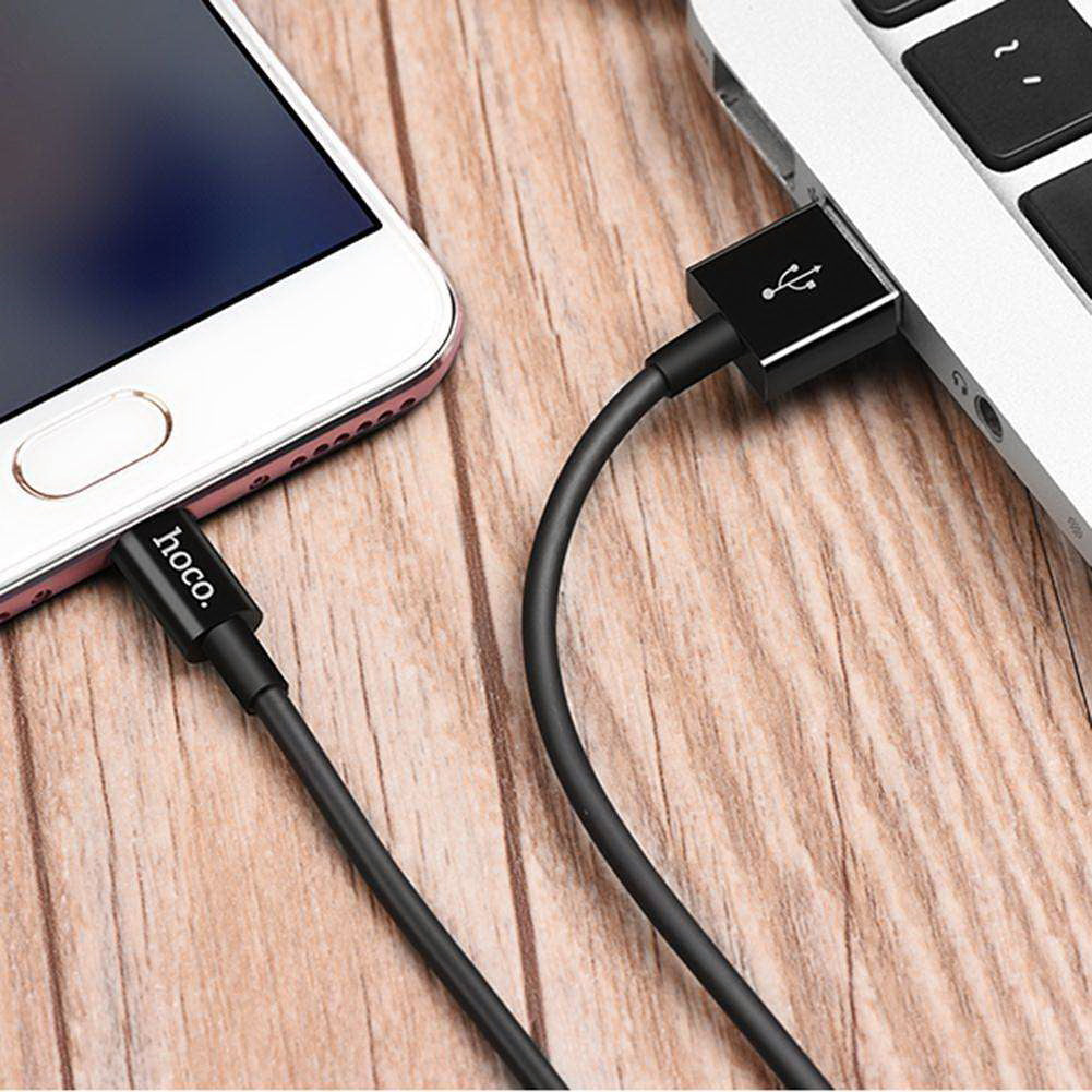 Кабель USB Hoco X23 Micro USB Чорний