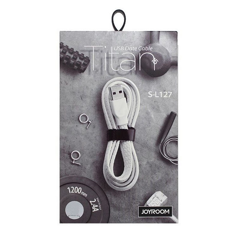 Кабель Joyroom S-L127 Titan Lightning 1.2M Білий