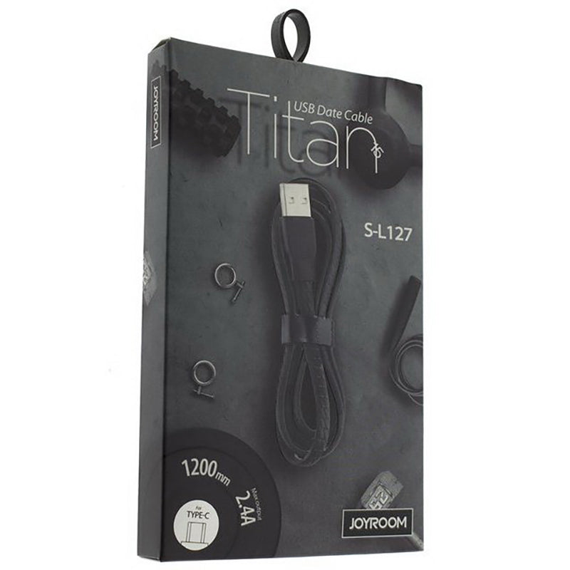 Кабель Joyroom S-L127 Titan Type-C 1.2M Black