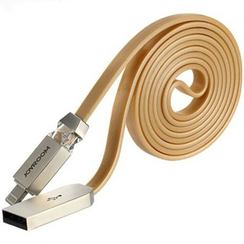 Кабель Joyroom S-M337 Crysta Lightning 1M Золотистий