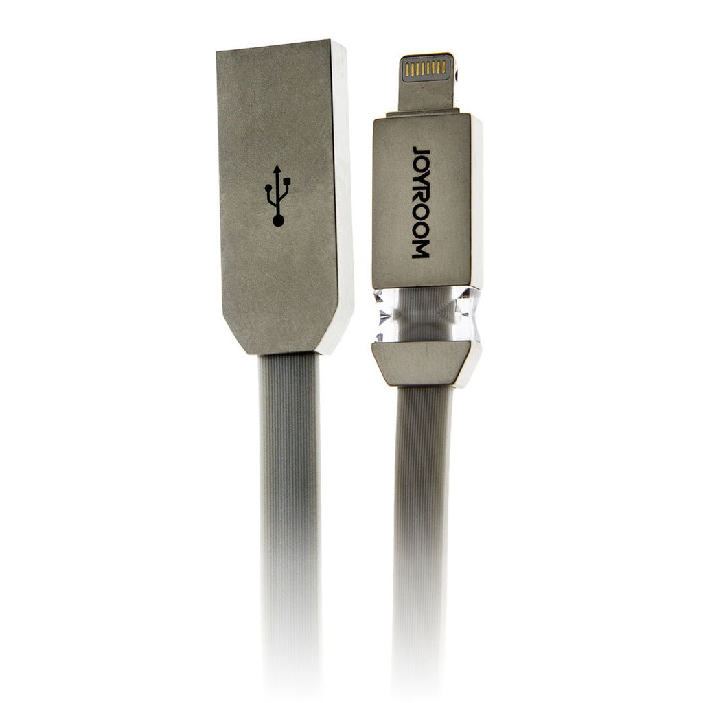 Кабель Joyroom S-M337 Crysta Lightning 1M Темно-сірий