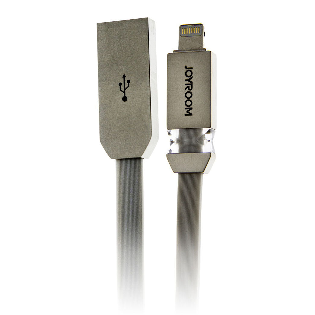 Кабель Joyroom S-M337 Crysta Lightning 1M Темно-сірий