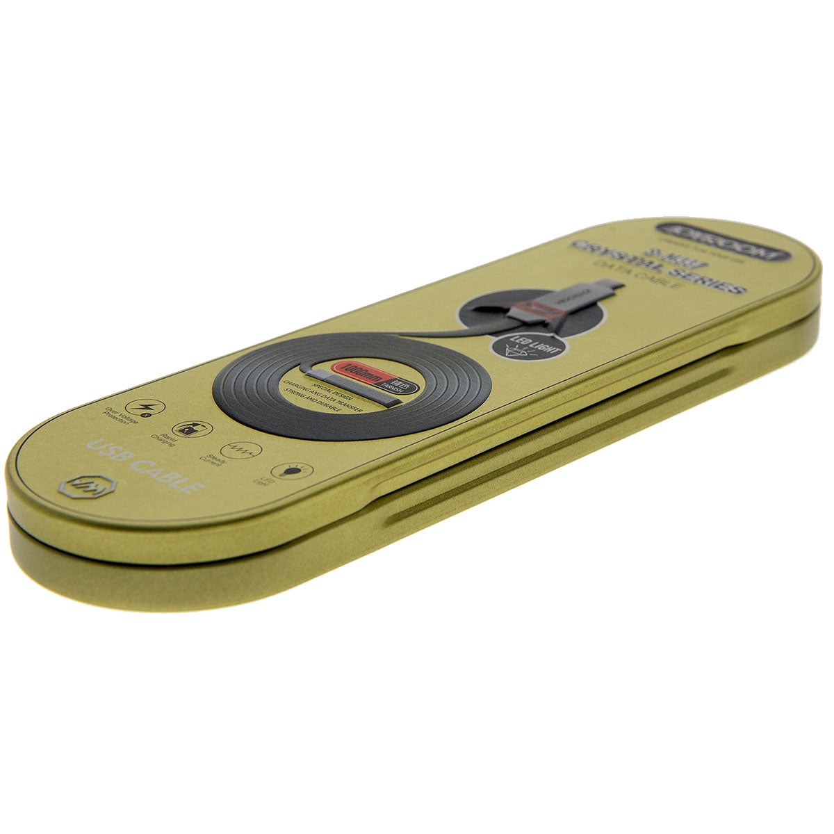 Кабель Joyroom S-M337 Crysta Lightning 1M Темно-сірий