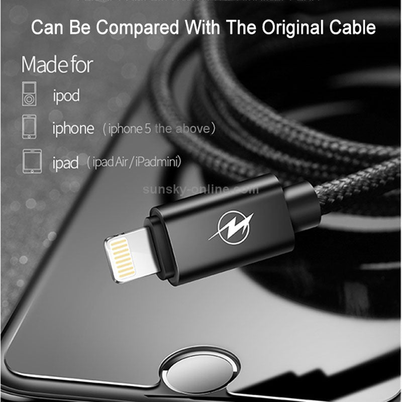 Кабель Joyroom S-Q1 Lightning 2M Чорний