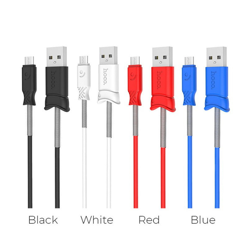 Кабель USB Hoco X24 Lightning White