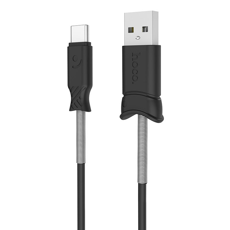 Кабель USB Hoco X24 Micro USB Чорний