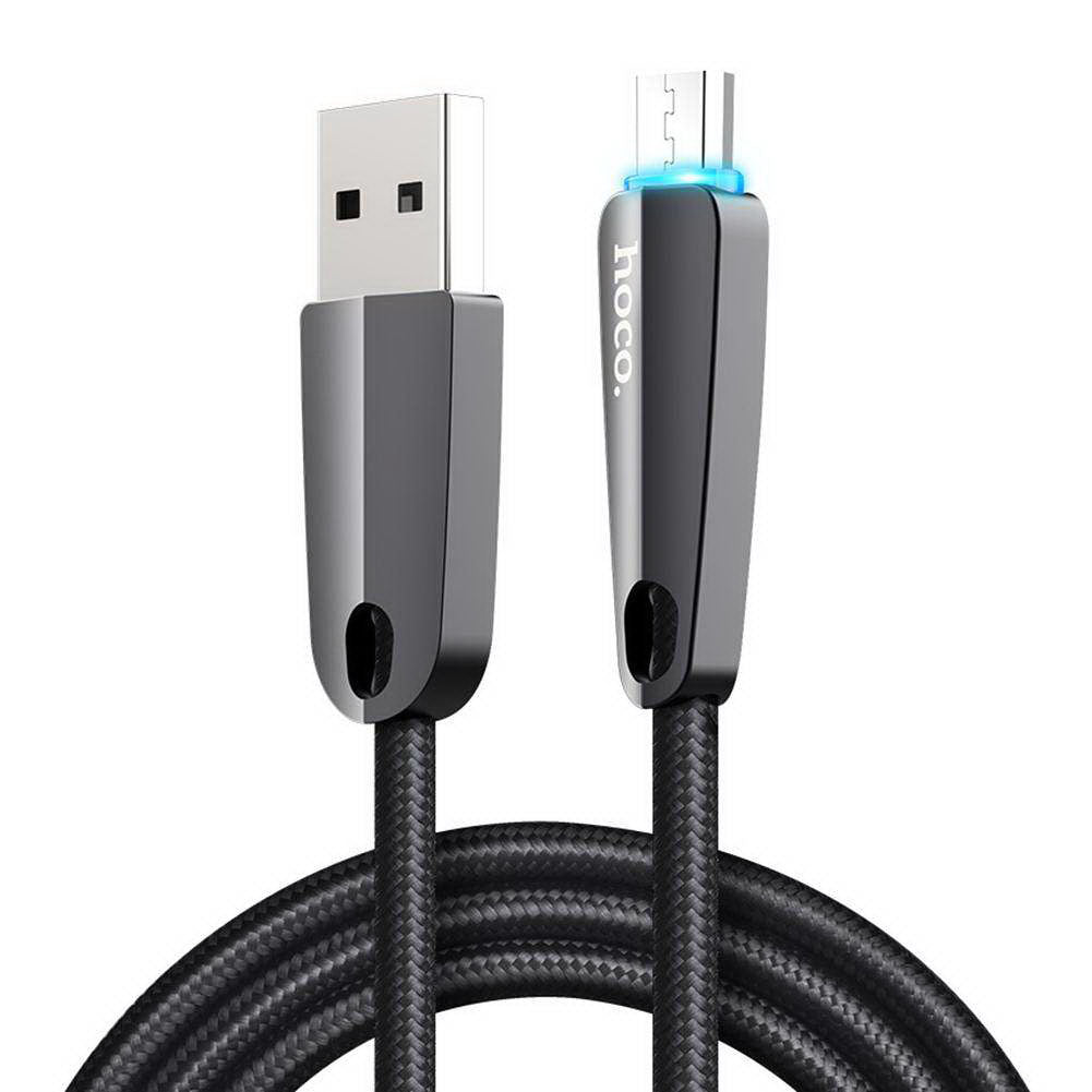 Кабель Hoco U35 Lightning Shuttle Smart Power 1.2м Black
