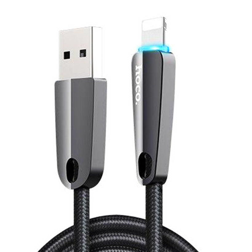Кабель Hoco U35 Space Shuttle Smart Power Off Type-C 1.2M Black