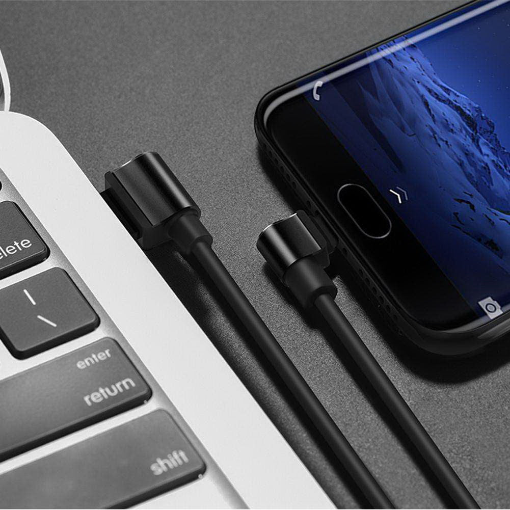 Кабель Hoco U37 microUSB L Чорний