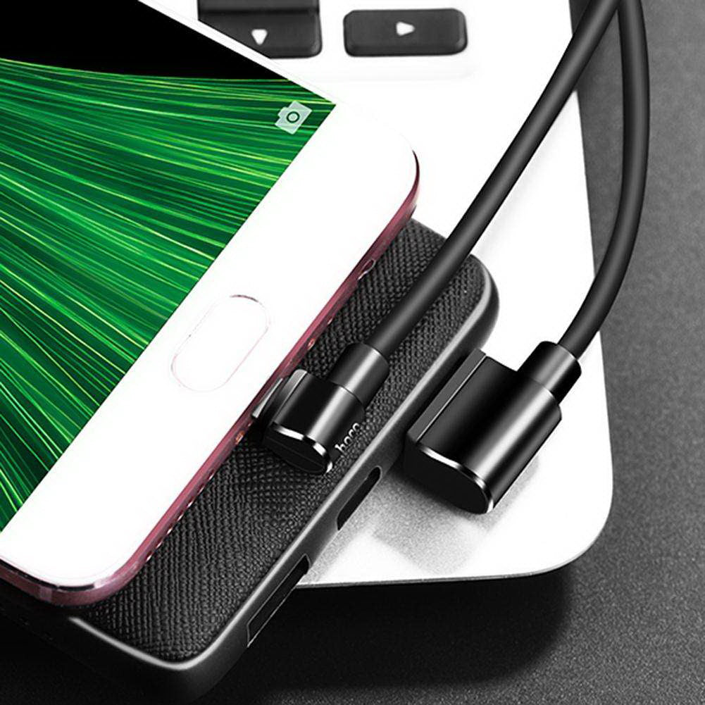 Кабель Hoco U37 microUSB L Чорний