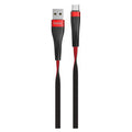 Кабель Hoco U39 Slender Charging Type-C Red-Black