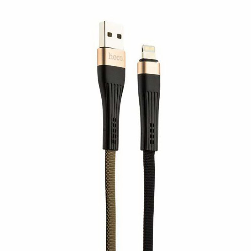 Кабель USB Hoco U39 Lightning Slender Charging Blue+Black