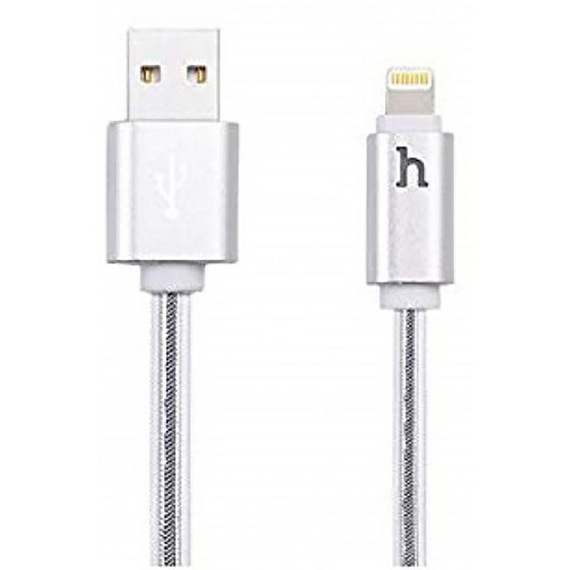 Кабель Hoco UPL12 Metal Jelly Knitted Lightning Gold (0.3m)