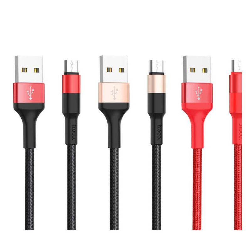 Кабель Hoco X26 Xpress Charging USB Type-C-USB 1m Червоно-Чорний