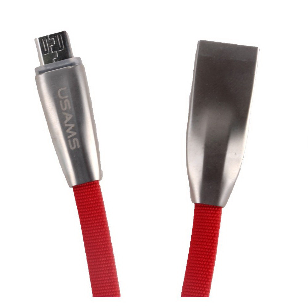 Кабель Usams US-SJ183 Micro Smart Full-charge - U-Light 1.2m Red