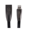 Кабель Usams US-SJ182 lightning Smart Full-charge -U-Light 1.2m Чорний