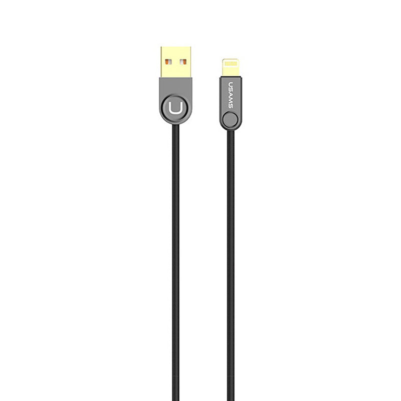 Кабель Usams US-SJ119 Lightning Braided cable -U-Ming Series Black