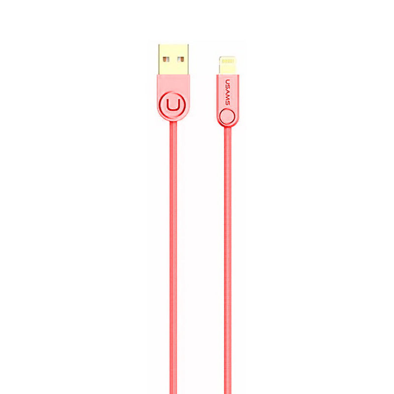 Кабель Usams US-SJ119 Lightning Braided cable -U-Ming Series Red