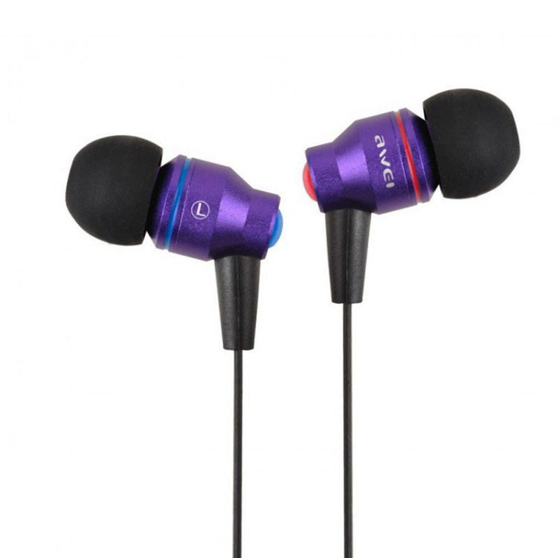 Навушники Awei TE800i Lilac
