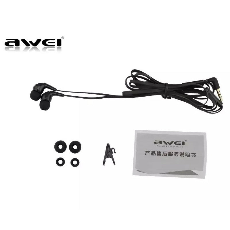 Навушники Awei ESQ6i Black