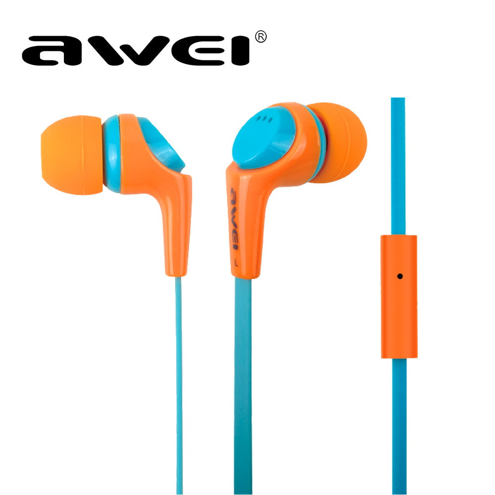 Навушники Awei ESQ6i Orange