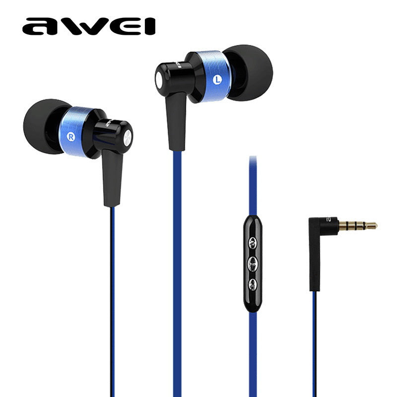 Навушники Awei TE55Vi Blue