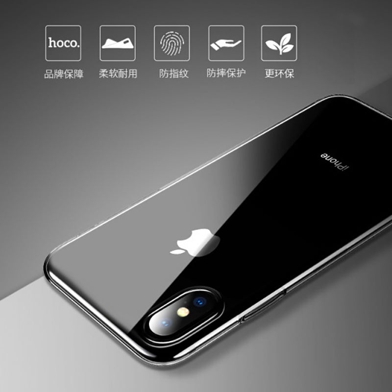 Чохол Hoco Light Series TPU для iPhone X Transparent