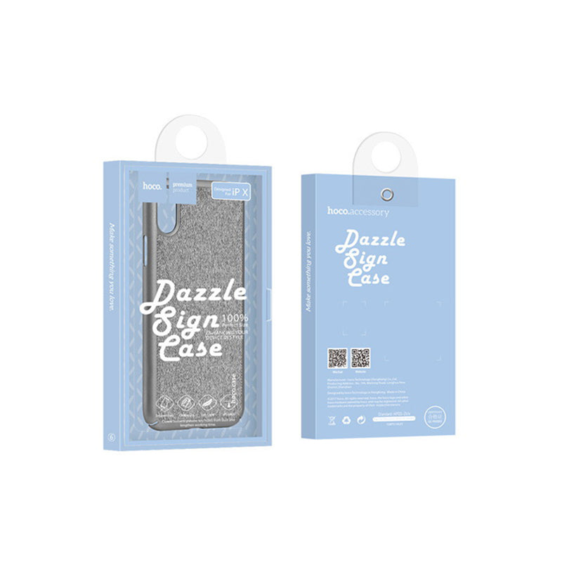 Чохол-накладка Hoco Simple series dazzling TPU iPhone 7/8 Silver