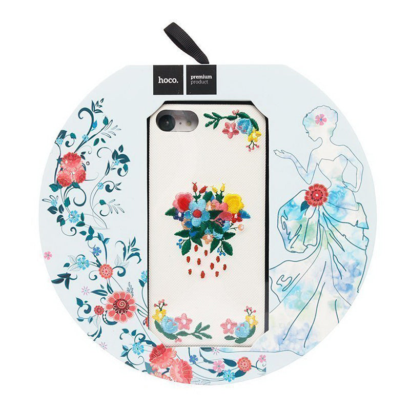 Чохол-накладка Hoco Summery flowers series iPhone 7/8 lilac