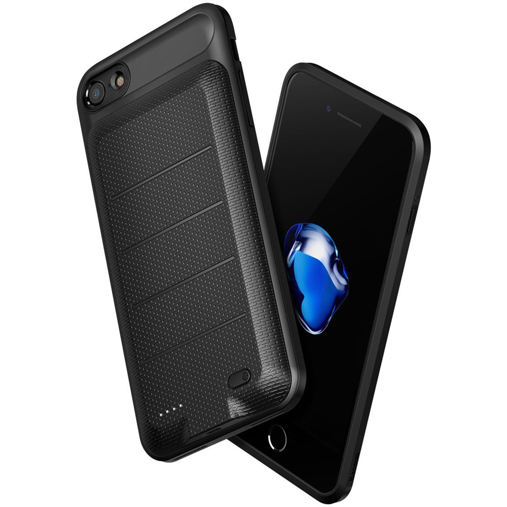 Чохол-PowerBank Baseus Plaid Backpack Power Bank Case 3650MAH для iPhone 8 Plus/7 Plus Black