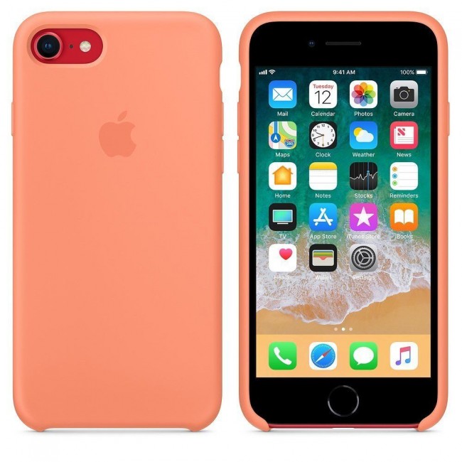 Чохол HC Silicone Case для Apple iPhone 7/8 Papaya Без бренда