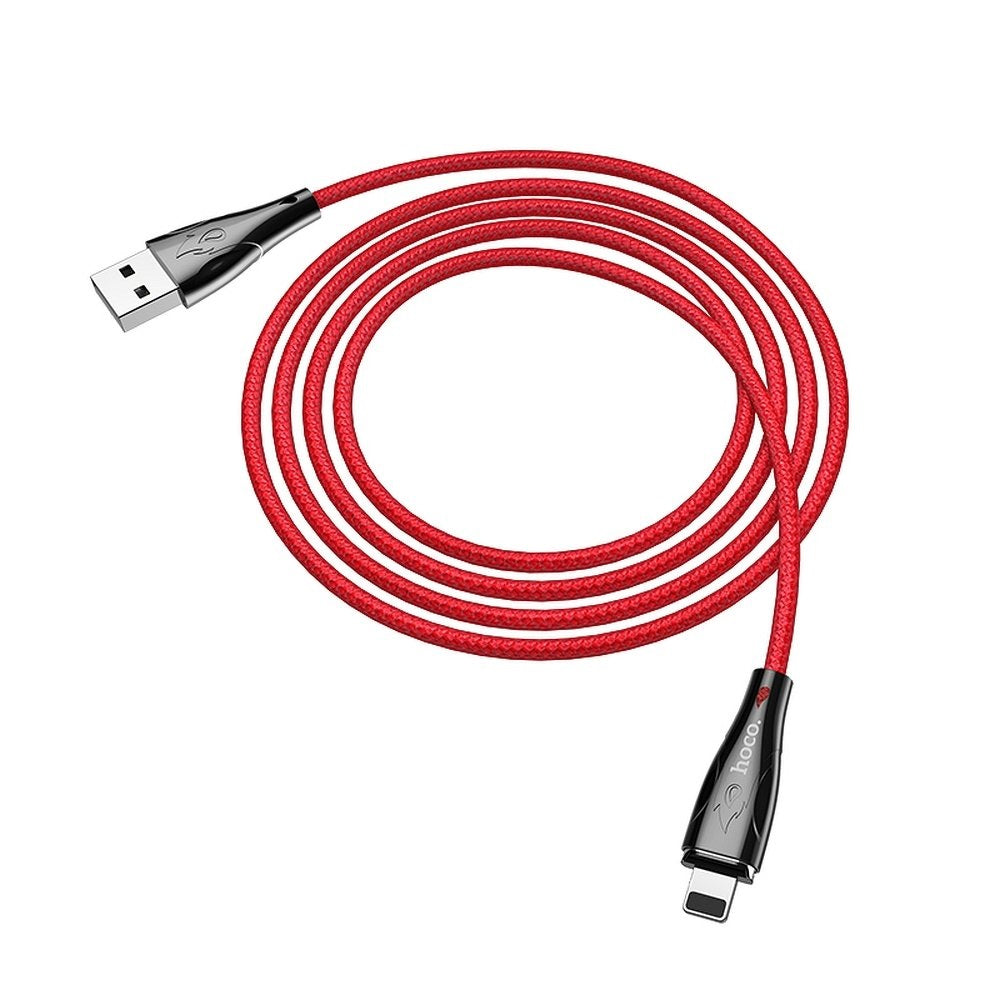 Кабель Hoco U75 Blaze magnetic Lightning 1.2m Червоний