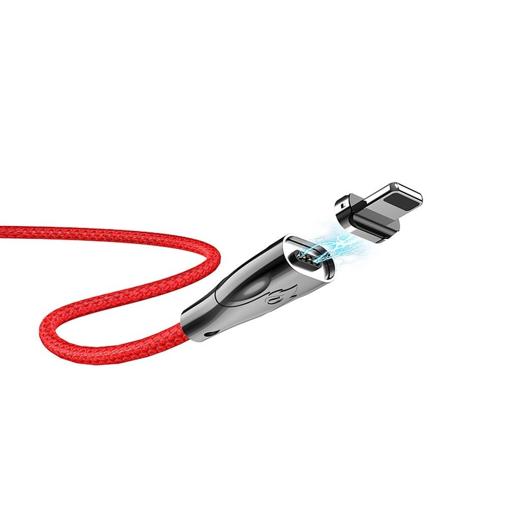 Кабель Hoco U75 Blaze magnetic Lightning 1.2m Червоний