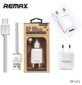 Мережеве зарядне пристрій Remax 1A Wall Charger RP-U11 With Micro USB Cable