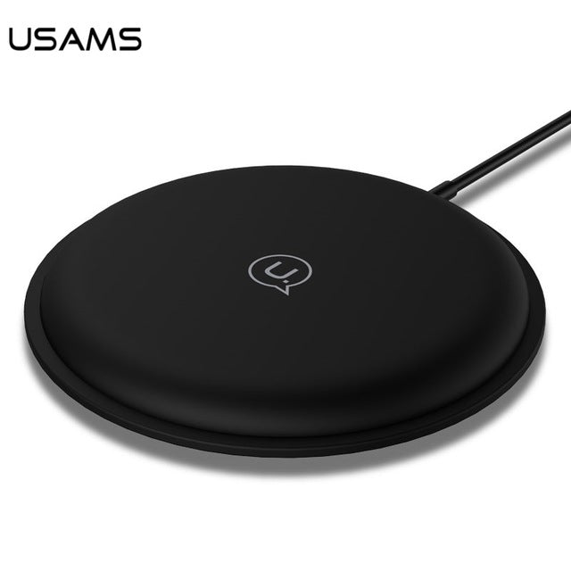 Бездротове зарядне пристрій USAMS Zodi Series Charging Pad Black (US-CD30)