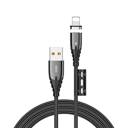 Кабель Joyroom S-M408 Magnetic Series Lightning 1.2m Чорний
