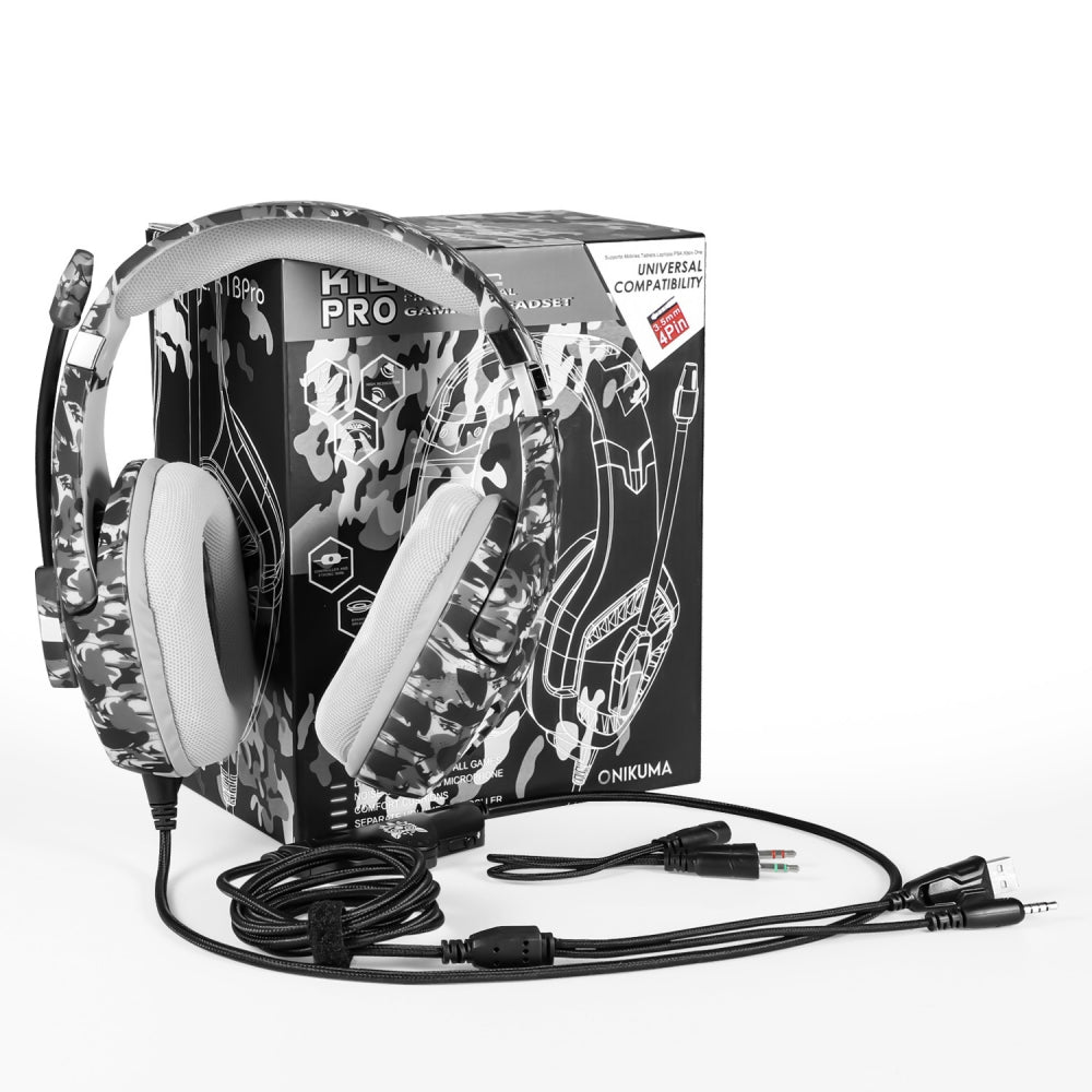 Навушники ігрові Onikuma K1 Pro з мікрофоном Camouflage grey