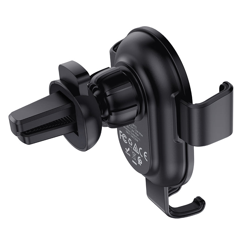 Автодержатель Hoco CW25 Delight wireless charging Black