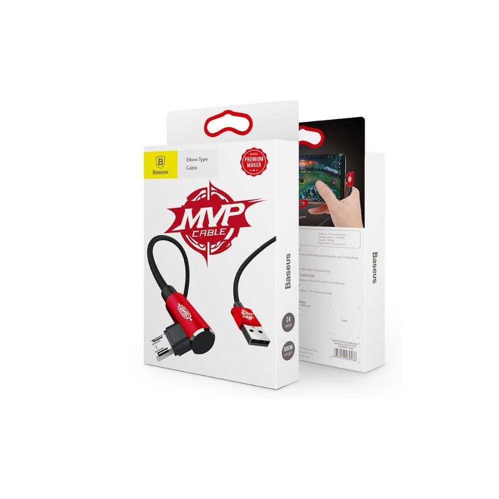 Кабель Baseus MVP Elbow microUSB 2A 1M Black