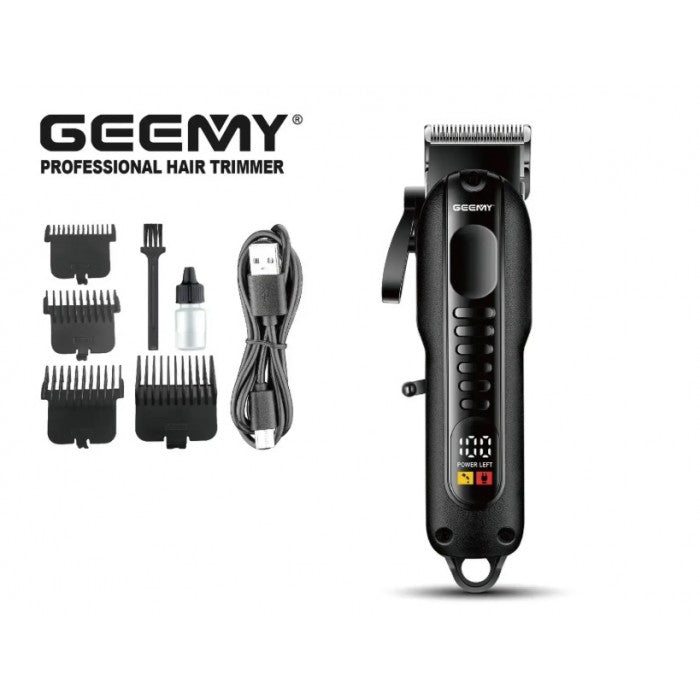 Триммер Geemy GM-8040 акумуляторний з 4 насадками