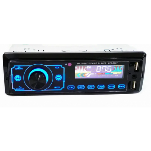 Автомагнітола MP3-3887 1DIN Bluetooth USB SD 4×50W
