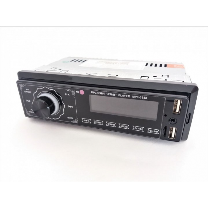 Автомагнітола MP3-3888 1DIN Bluetooth USB SD 4×50W